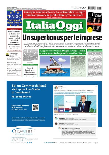 Italia oggi : quotidiano di economia finanza e politica